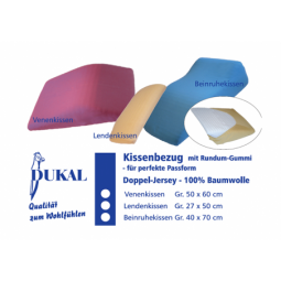 Bezug Lendenkissen 27x50 cm - Farbe: Weiß