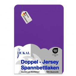 Fixleintuch Spannbettlaken Spannbetttuch Bettlaken Laken - Farbe: Lila