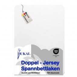 Fixleintuch Topper Spannbettlaken Spannbettuch Bettlaken Laken - Farbe: Weiß